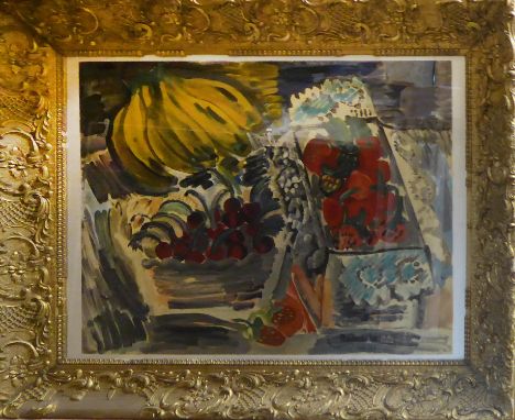 RAOUL DUFY 'Nature Morte au Fruits', 1969, lithograph, printed by Mourlot Freres, Paris, limited edition of 1000, 45cm x 55cm