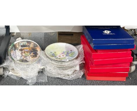 A group of Hornsea and other ceramic wall plates.