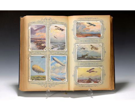Umfangreiche Sammlung Postkarten, deutsch, zw. 1900 u. 1920,  ca. 740 Postkarten, Schwerpunkt 1908-15, kulturelle Einrichten,