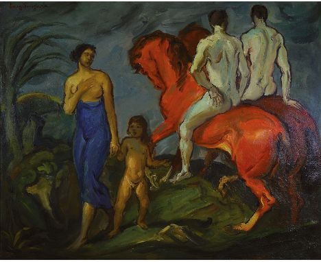 Franz Reinhardt, 1881 Helmstedt-1946 Lenzdried,  Studium an der Akademie München bei Wilhelm von Diez und Franz von Stuck, wa