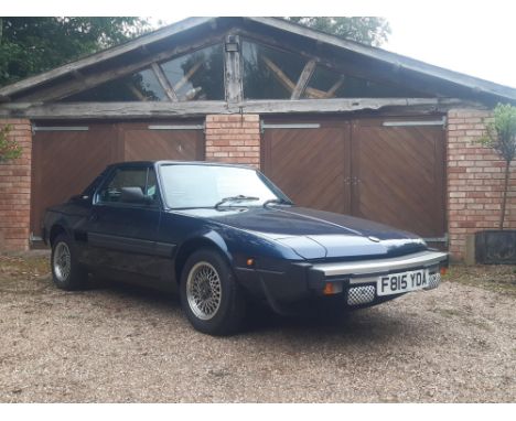 With just 235 FIAT X/19s left on UK roads, this 'Bertone' edition, with its documented history and very low mileage, is a rem