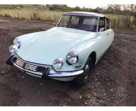 Unmistakable Gallic style and remarkably technically advanced, a left-hand drive DS19 offered without Reserve. After 18 years