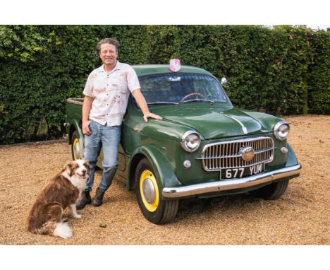 This 1955 FIAT 1100 Pick-Up is the property of and directly offered by Jamie Oliver MBE. A fabulous opportunity with celebrit