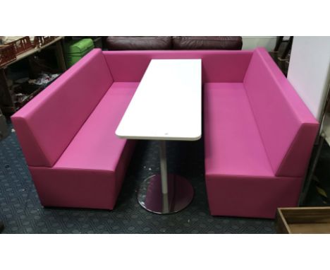 DINER 2 BENCH &amp; TABLE UNIT