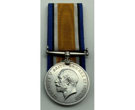 WWI BRITISH WAR MEDAL  AWARDED TO PRIVATE JOSEPH S. MACONACHIE 14-LOND. R 732114th LONDON REGIMENT / SERVICE NUMBER 7321ACCEP