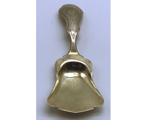 HALLMARKED SILVER TEA CADDY SPOON