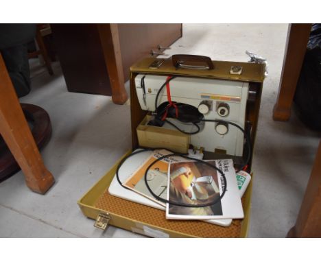 A vintage Husqvarna Viking sewing machine