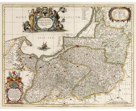 Prussia . Jansson (Jan &amp; Schenk P. &amp; Valk G.), Prussia accurata Descripta a Gasparo Henneberg Erlichensi, Amsterdam c