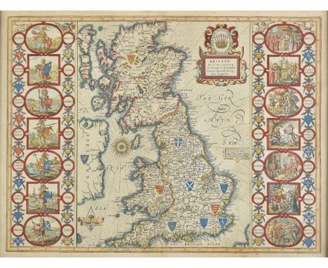 * British Isles. Speed (John), Britain as it was devided in the tyme of the Englishe Saxons especially during their Heptarchy