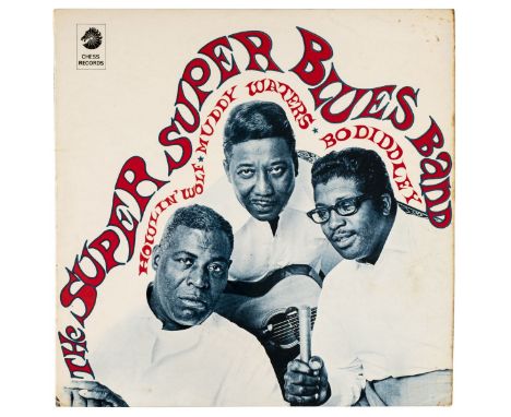 * Blues. Collection of 24 blues LP's / vinyl records, including "The Super Super Blues Band" with Howlin' Wolf, Muddy Waters 