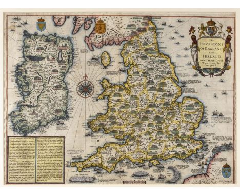 * British Isles. Speed (John), The Invasions of England and Ireland with al their Civill Wars since the Conquest, George Humb