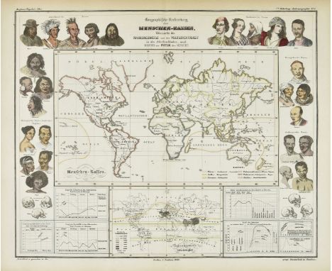 Berghaus (Dr. Heinrich). Physikalischer Atlas oder Sammlung von Karten, 8 parts in 2 volumes, Gotha: Justus Perthes, 1845-8, 