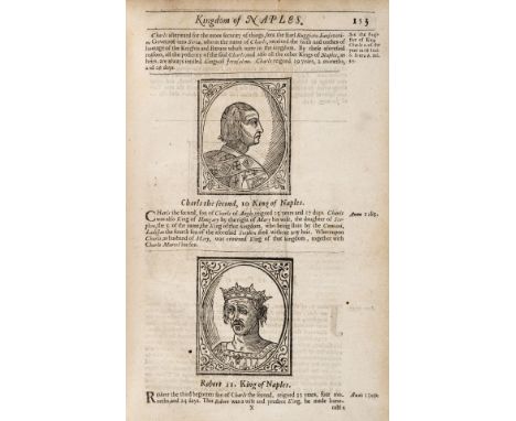 Howell (James). Parthenopoeia, or The History of the Most Noble and Renowned Kingdom of Naples, with the Dominions thereunto 