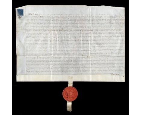 * Great Seals of King William IV &amp; Queen Victoria. A reversionary lease of Methwold Warren lands &amp;c. in the county of