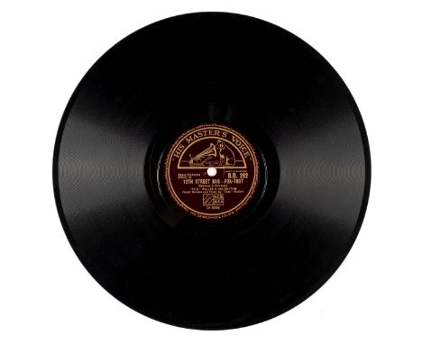 * Blues / Jazz. Collection of 78rpm blues and jazz records, including Fats Waller and his Rhythm "12th Street Rag" (HMV BD262