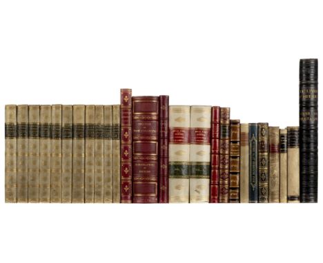 Bindings. Storia del Granducato di Toscana de Riguccio Galluzzio , new edition , 11 volumes , Florence, 1822, engraved portra