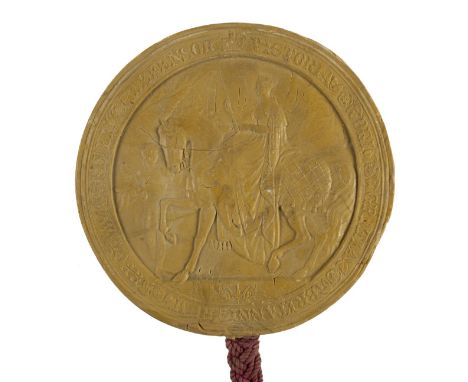 * Victoria (Queen of Great Britain and Ireland, 1819-1901). Letters Patent granted to John Widgery, Tin Plate Worker, of Plum