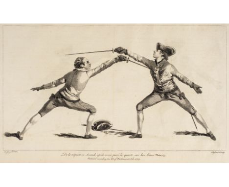 Angelo (Domenico). [L'École des Armes ...] The School of Fencing, with a General Explanation of the Principal Attitudes and P