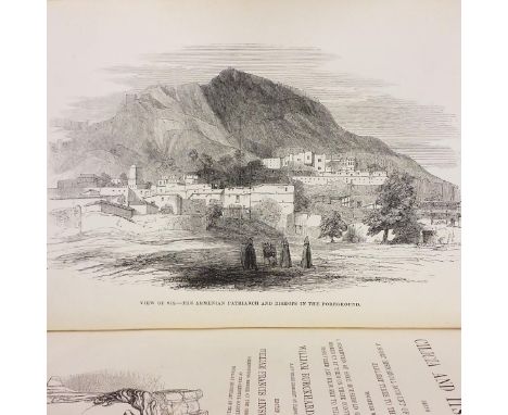 Barker (William Burckhardt) , Lares And Penates: or, Cilica And Its Governors;..., 1853, black &amp; white folding map with m