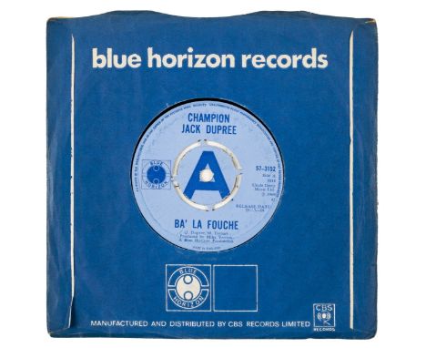 * Blues / R&amp;B. Collection of 28 original 45rpm blues / R&amp;B singles on Blue Horizon Records, most in original blue or 