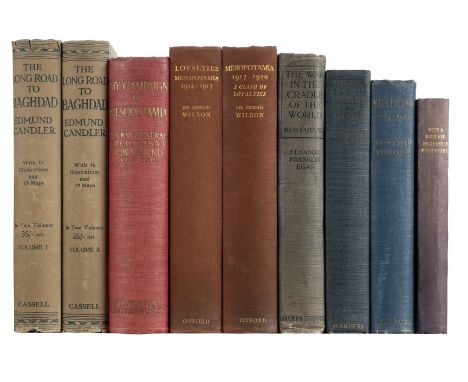 Candler (Edmund). The Long Road to Baghdad, 2 volumes, 4th impression, 1919, monochrome plates after photographs, maps etc., 