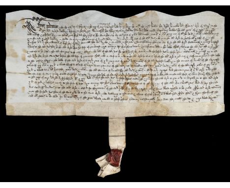 * Lincolnshire Deeds, 1513 &amp; 1548. Covenant after arbitration; 16 February 1513, Thomas [Howard] Earl of Surrey to Richar