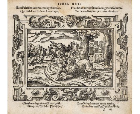 Solis (Virgil, illustrator). Biblische Figuren dess Alten Testaments, bound with Biblische Figuren dess Neuwen Testaments, Fr
