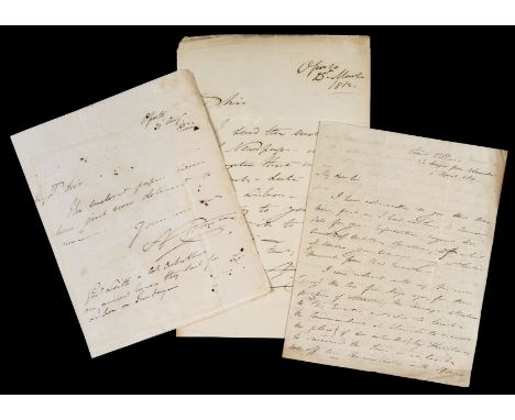 * Trant (Nicholas, 1769-1839). Autograph letter signed as brigadier general to Sir Charles Stuart, Baron Stuart de Rothesay (