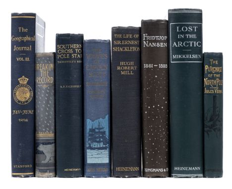 Polar Exploration. The Geographical Journal, vol. 3, Jan-Jun, 1894, London: Royal Geographical Society, 1894, 8 folding litho