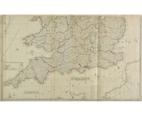 England &amp; Wales. Rocque (John), England and Wales drawn from the most accurate surveys, Containing all the Cities, Boroug