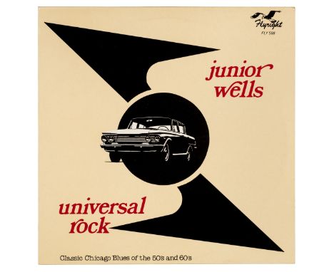 * Blues. Collection of blues records / LP's on the British "Flyright Records" label, including Junior Wells "Universal Rock" 