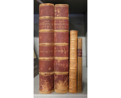 Prendeville (James). Photographic Facsimiles of the Antique Gems Formerly Possessed by the Late Prince Poniatowski, 1st &amp;