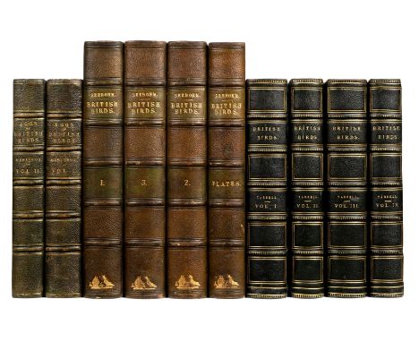 Seebohm (Henry). A History of British Birds, with Coloured Illustrations of their Eggs, 4 volumes, 1st edition, London: for t