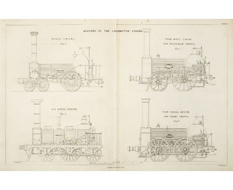 Clark (Daniel Kinnear). Railway Machinery: Treatise on the Mechanical Engineering of Railways: Embracing the Principles and C