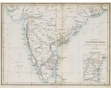 Malleson (G. B.) , History of the French in India from the founding of Pondichery in 1674 to the capture of that place in 176