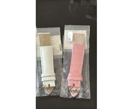 Chopard original unused leather watch straps x3