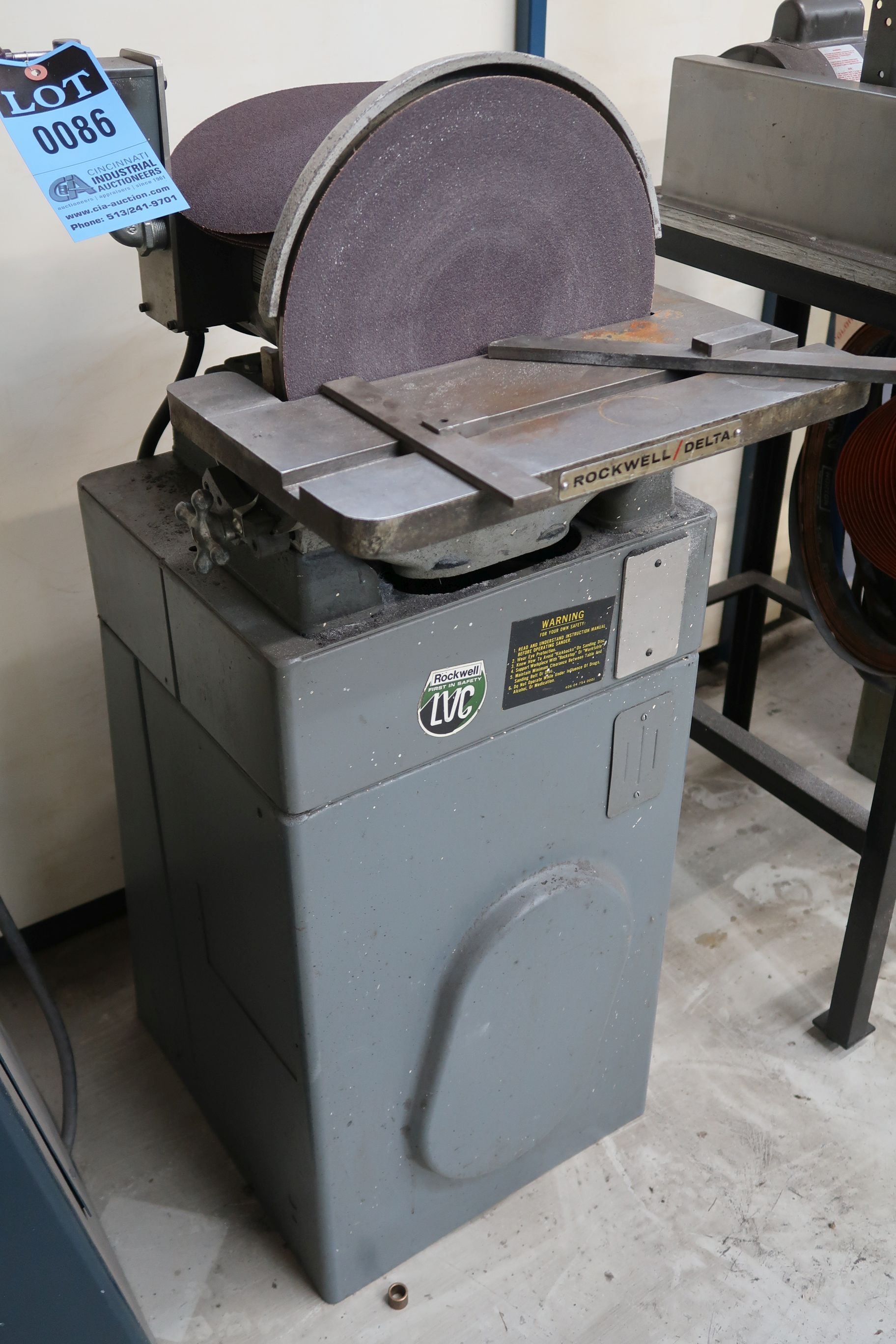 12" DIAMETER ROCKWELL / DELTA DISC SANDER
