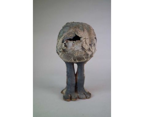 Lotte Glob (Danish b.1944) Rock Hopper Figure, ceramic and sand sculpture, measurements 27 x 14 x 11 cm

This lot is a freest