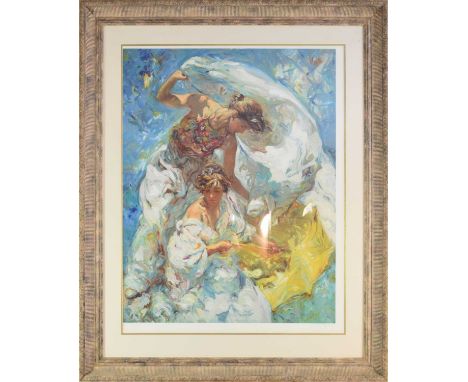 Jose Mateu San Hilario Royo (Spanish b.1941) Armonia, limited edition print, signed lower right, edition of 225, measurements