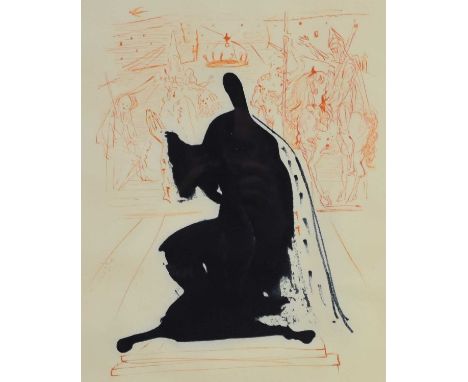 Salvador Dali (1904-1989) La Benediction, signed lower right, artist proof, lithograph, measurements 35.5 x 27 cm, frame 72 x