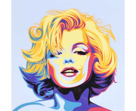 Rourke van Dal (b.1969) Marilyn Monroe (Grey) signed lower right, numbered 2/75, screenprint, measurements 59 x 59.5 cm (i), 