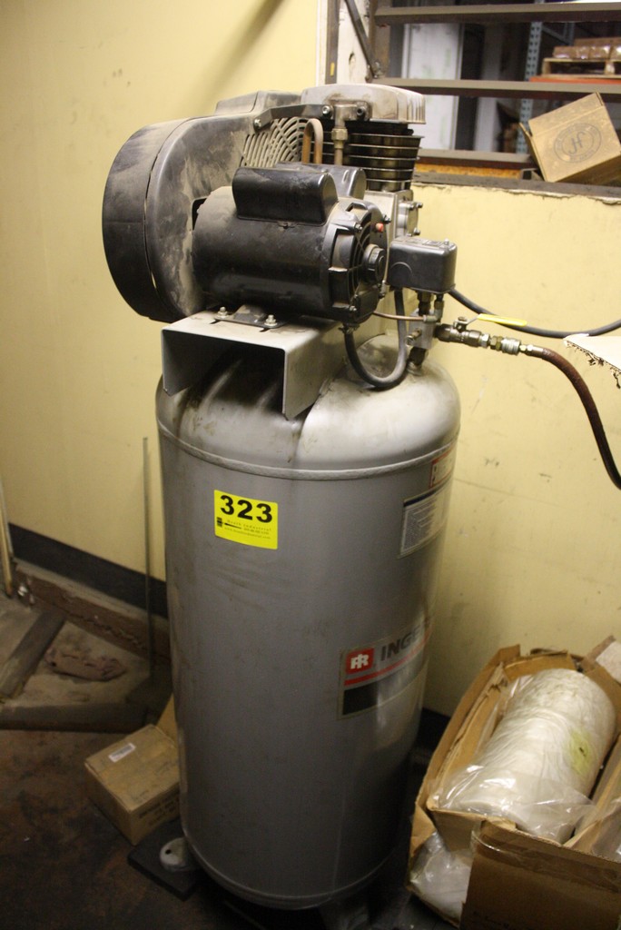 INGERSOLL RAND MODEL T10 3 HP (EST) VERTICAL TANK MOUNTED AIR COMPRESSOR