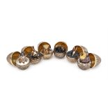 STUART DEVLIN (AUSTRALIAN, 1931-2018); SIX ‘SURPRISE’ EGGS; 1970s