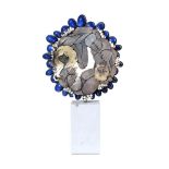 λ GEORGE WEIL (AUSTRIAN, B.1938); 'ADAM AND EVE' SCULPTURE; MADE FOR WJ LTD; 1971