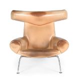 HANS J. WEGNER (DANISH, 1914-2007);'OX' CHAIR; MODEL NO. EJ 100 FOR ERIK JORGENSEN; DESIGNED 1960