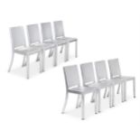 PHILIPPE STARCK (FRENCH, B. 1949) EIGHT 'HUDSON' CHAIRS; DESIGNED IN 2000; EARLY 21ST CENTURY