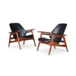 ARNE HOVMAND-OLSEN (DANISH, 1919-1989); PAIR OF LOUNGE CHAIRS; CIRCA 1960