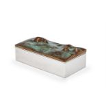 LORENZO FRECHILLA DEL REY (SPANISH, 1927-1990); SCULPTURAL BOX WITH HINGED LID; 20TH CENTURY