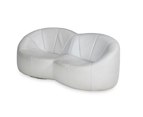 PIERRE PAULIN (FRENCH, 1927-2009) 'PUMPKIN' TWO-SEATED SOFA; MADE BY ROCHE BEBOIS; DESIGNED IN 1971; SECOND HALF 20TH CENTURY