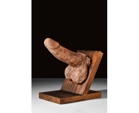 Ca. 1st century BC - 3rd century AD.A votive phallus moulded from pottery and rendered in a naturalistic manner. This represe